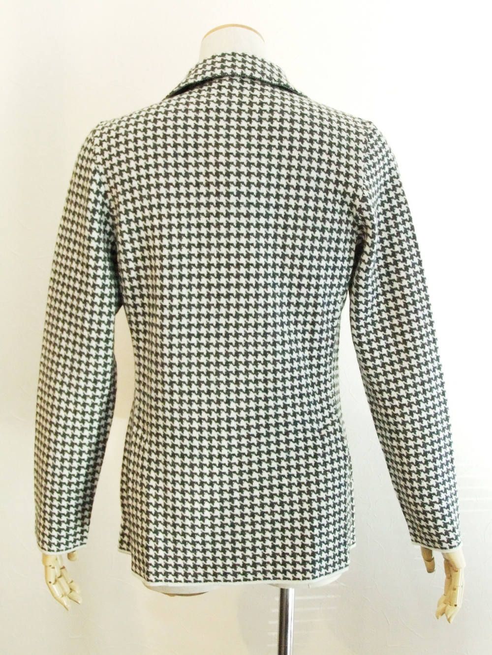 KNIT 2B JACKET  ハウンドツース ニットジャケット (グレー) LJM56-53014