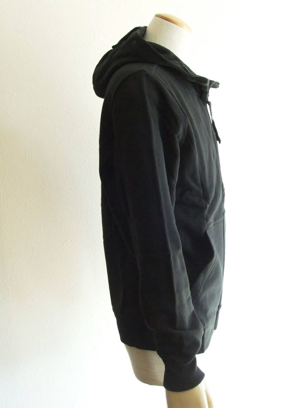 GOGGLES SWEAT PARKA ゴーグル ジップアップ パーカー ( ブラック )  07CMSS003A005086