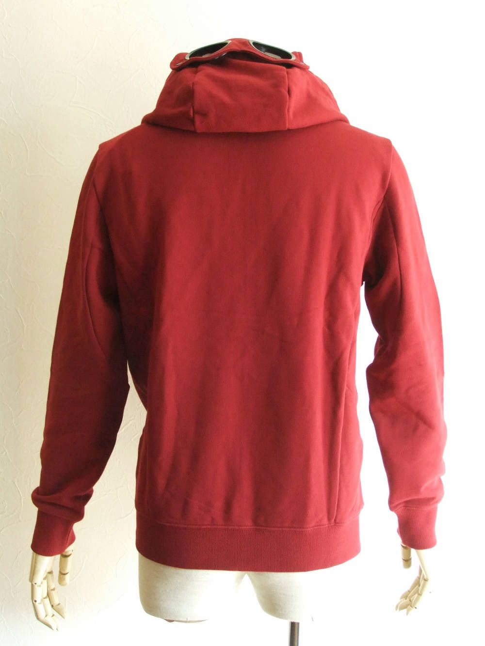GOGGLES SWEAT PARKA ゴーグル ジップアップ パーカー ( ボルドー )  07CMSS003A005086