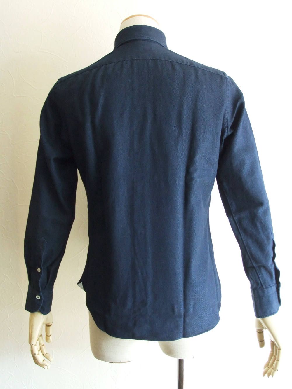 ウォッシャブル INDIGO ツイルシャツ  92031379000L84