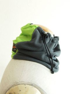 TAYLOR NECK WARMER ( GREEN/GRAY )  フリース ネックウォーマー