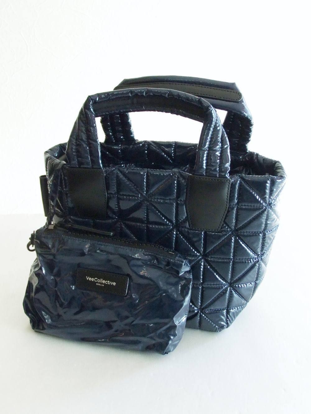 VEE TOTE 2WAY ミニ トートバッグ  (ミッドナイトブルー)