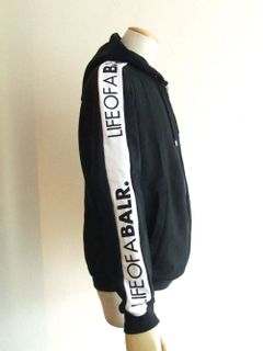 ロゴ ジップアップ パーカー BALR.  LOAB TAPE ZIPPED HOODIE