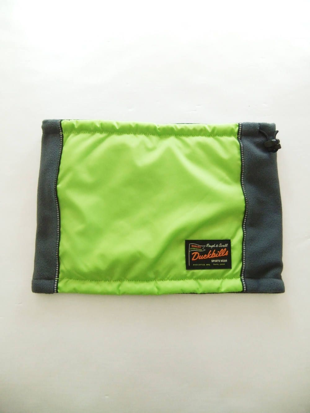 TAYLOR NECK WARMER ( GREEN/GRAY )  フリース ネックウォーマー