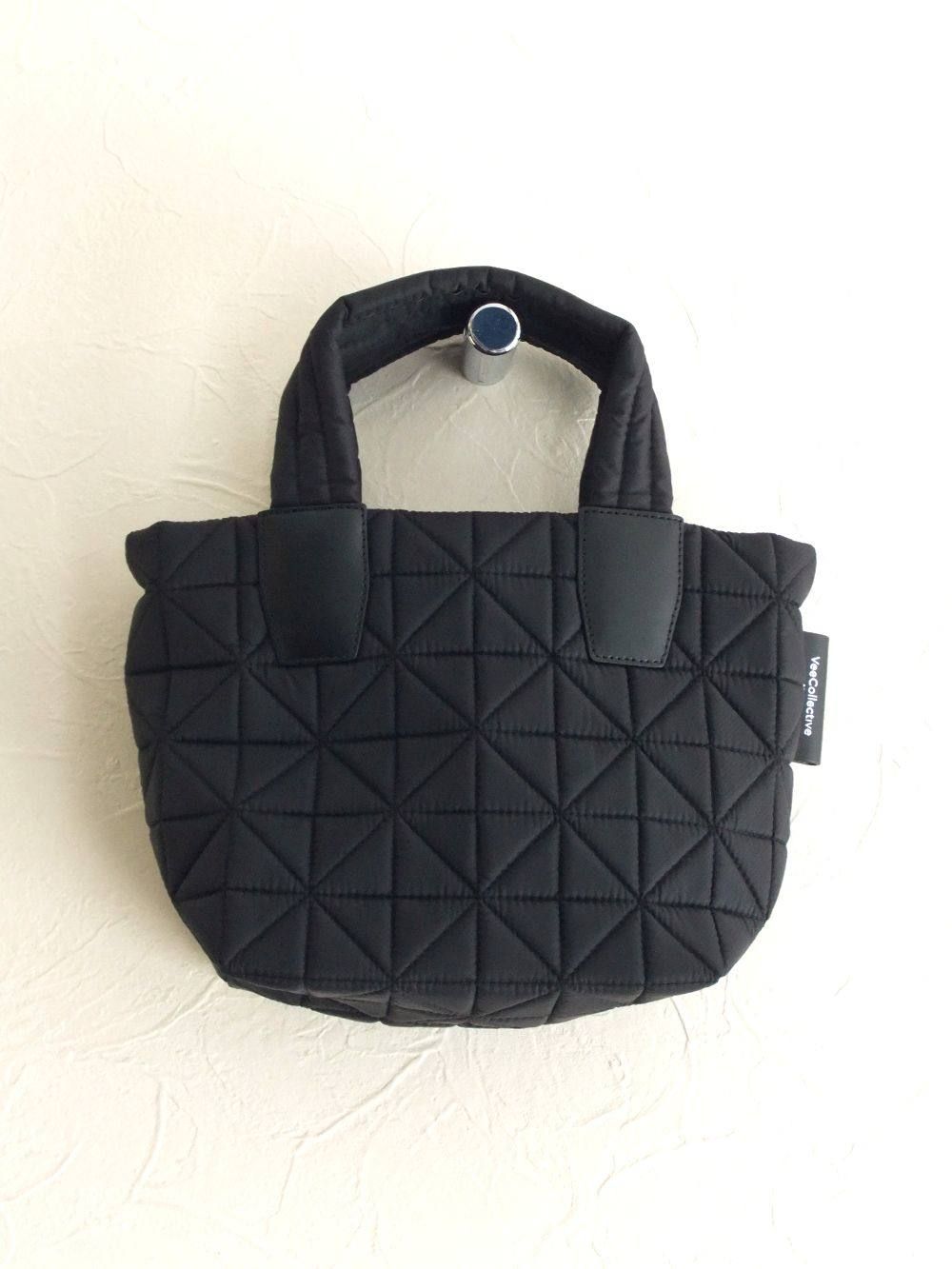 VEE TOTE 2WAY ミニ トートバッグ  (ブラック)