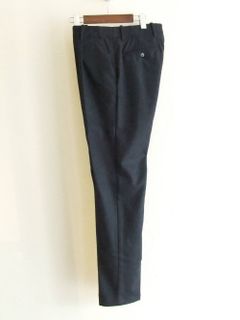 VERDI/M  ヴェルディ M ( ネイビー )   ウール ストレッチ  1プリーツ パンツ