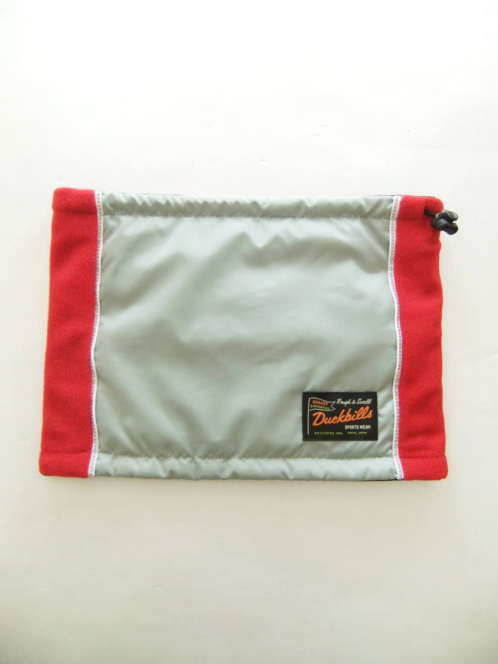 TAYLOR NECK WARMER ( RED/GRAY )  フリース ネックウォーマー