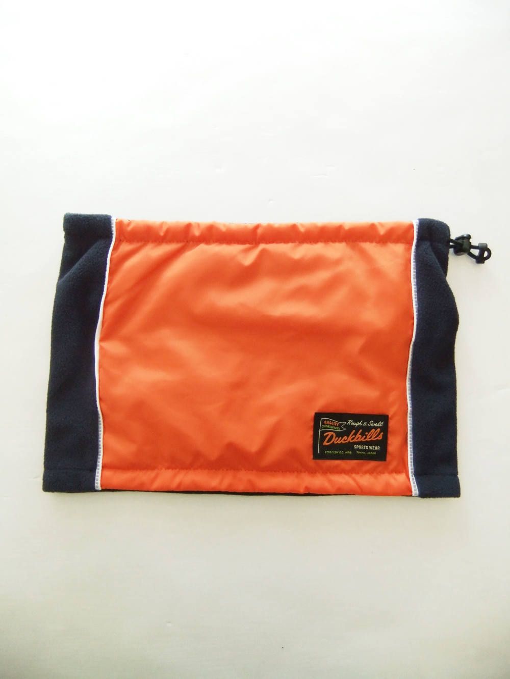 TAYLOR NECK WARMER ( NAVY/ORANGE )  フリース ネックウォーマー