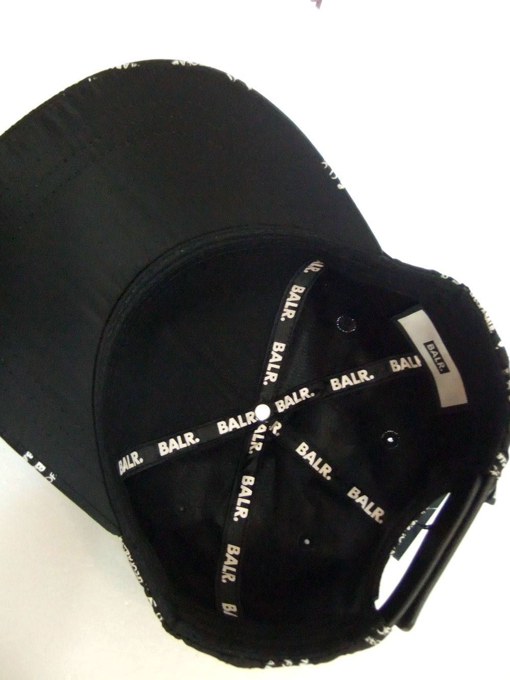 ロゴ キャップ BALR.    LOAB HEXAGON CLASSIC CAP (ブラック×ホワイト)