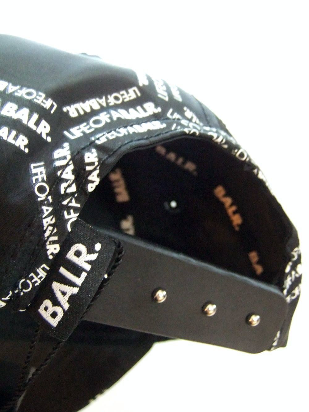 ロゴ キャップ BALR.    LOAB HEXAGON CLASSIC CAP (ブラック×ホワイト)
