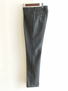 VERDI/M  ヴェルディ M  ウール ストレッチ  ストライプ 1プリーツ パンツ
