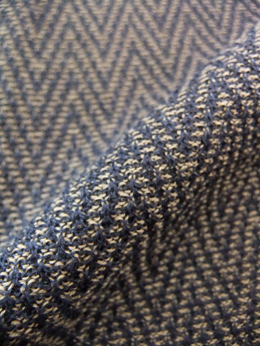 【LIKNIT】 KNIT 2B JACKET ヘリンボーン ニットジャケット ILLKJ1JQ-IL53037