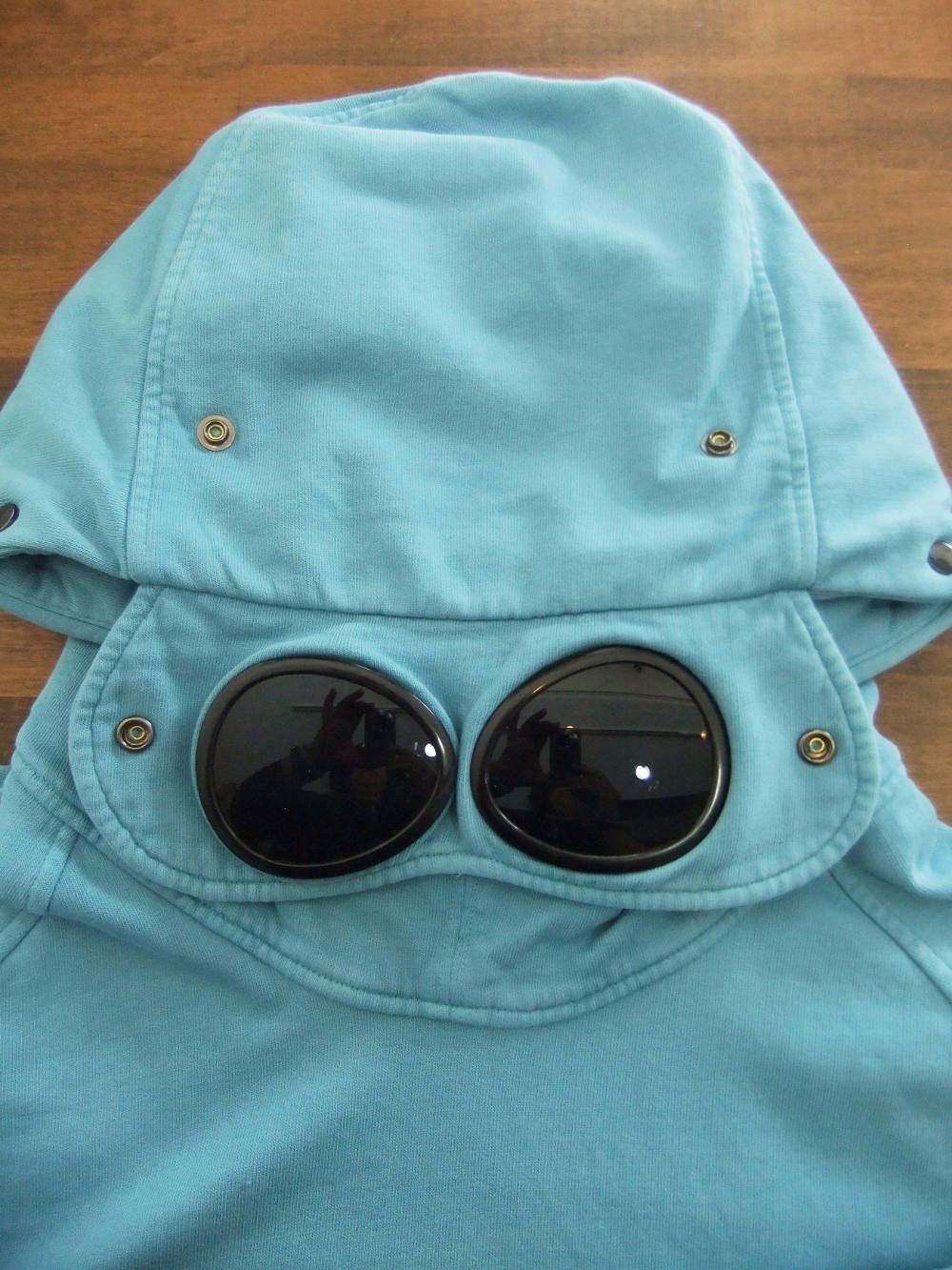 GOGGLES SWEAT PARKA ゴーグル  フーデット"スウェット ( ブルー)  07CMSS257A0056000