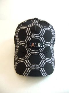ロゴ キャップ BALR.    LOAB HEXAGON CLASSIC CAP (ブラック×ホワイト)