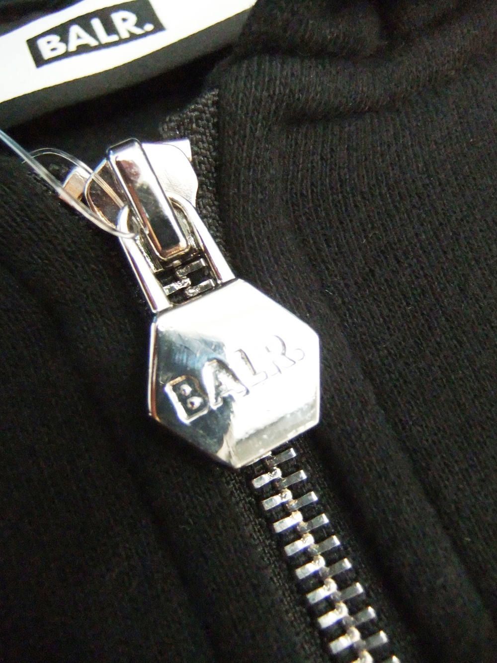 ロゴテープ スウェットパーカー ( BLACK )  BALR. TAPE HOODIE