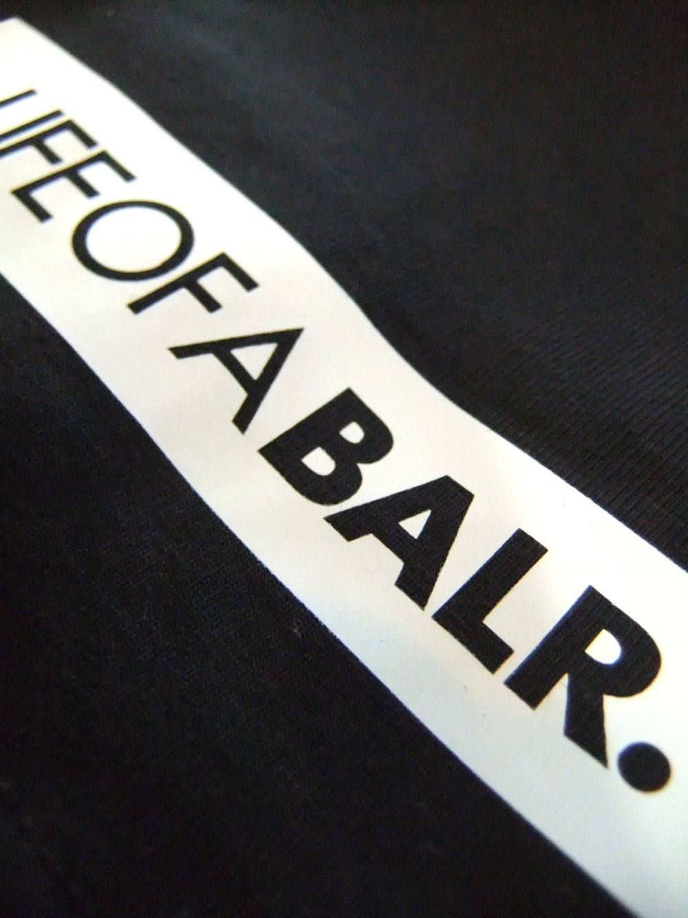 ロゴ T-SHIRT   BALR.  FADING BRAND