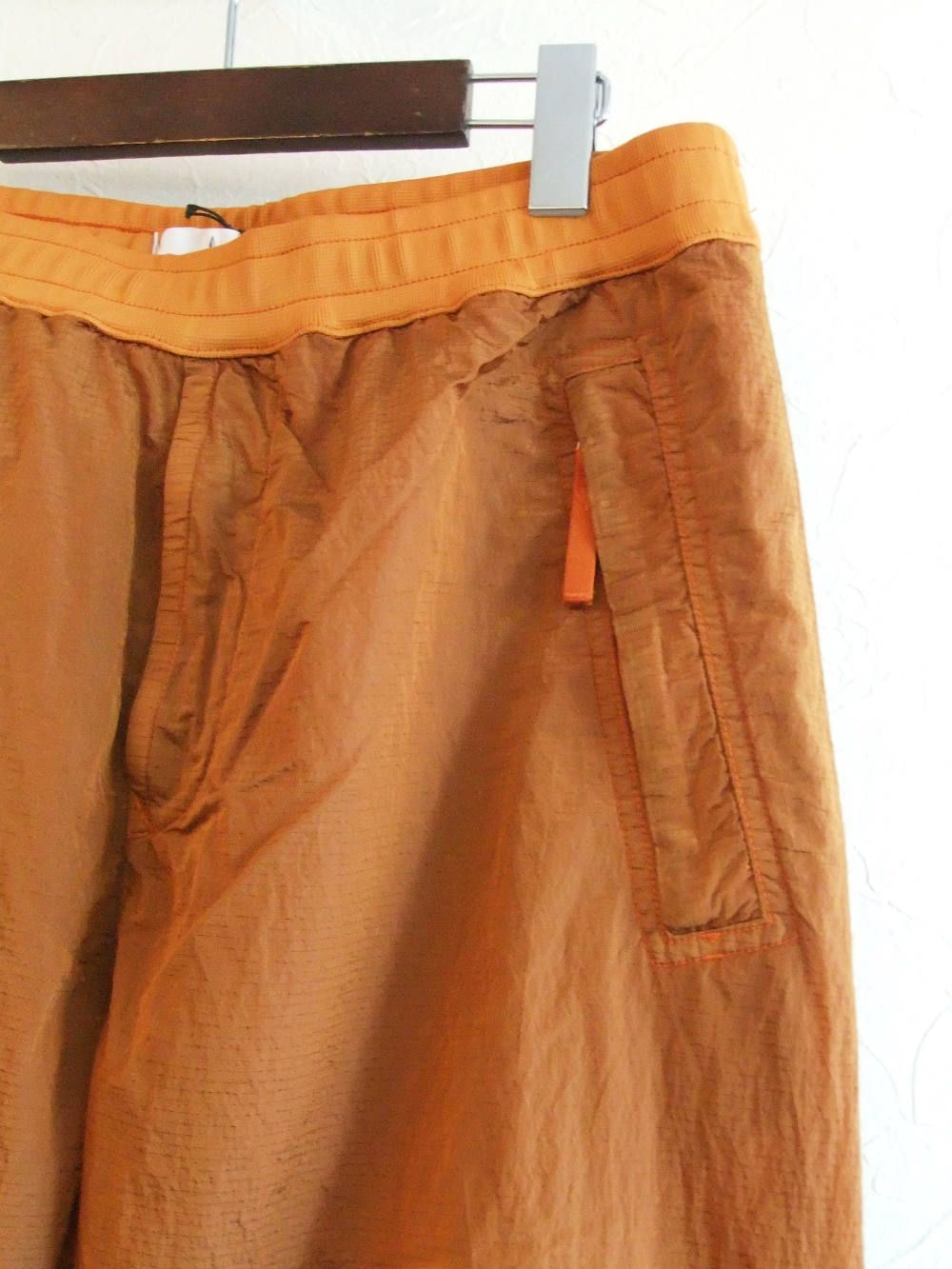 NYLON METAL RIPSTOP PANTS ナイロンメタルパンツ ( ORANGE )  711530536