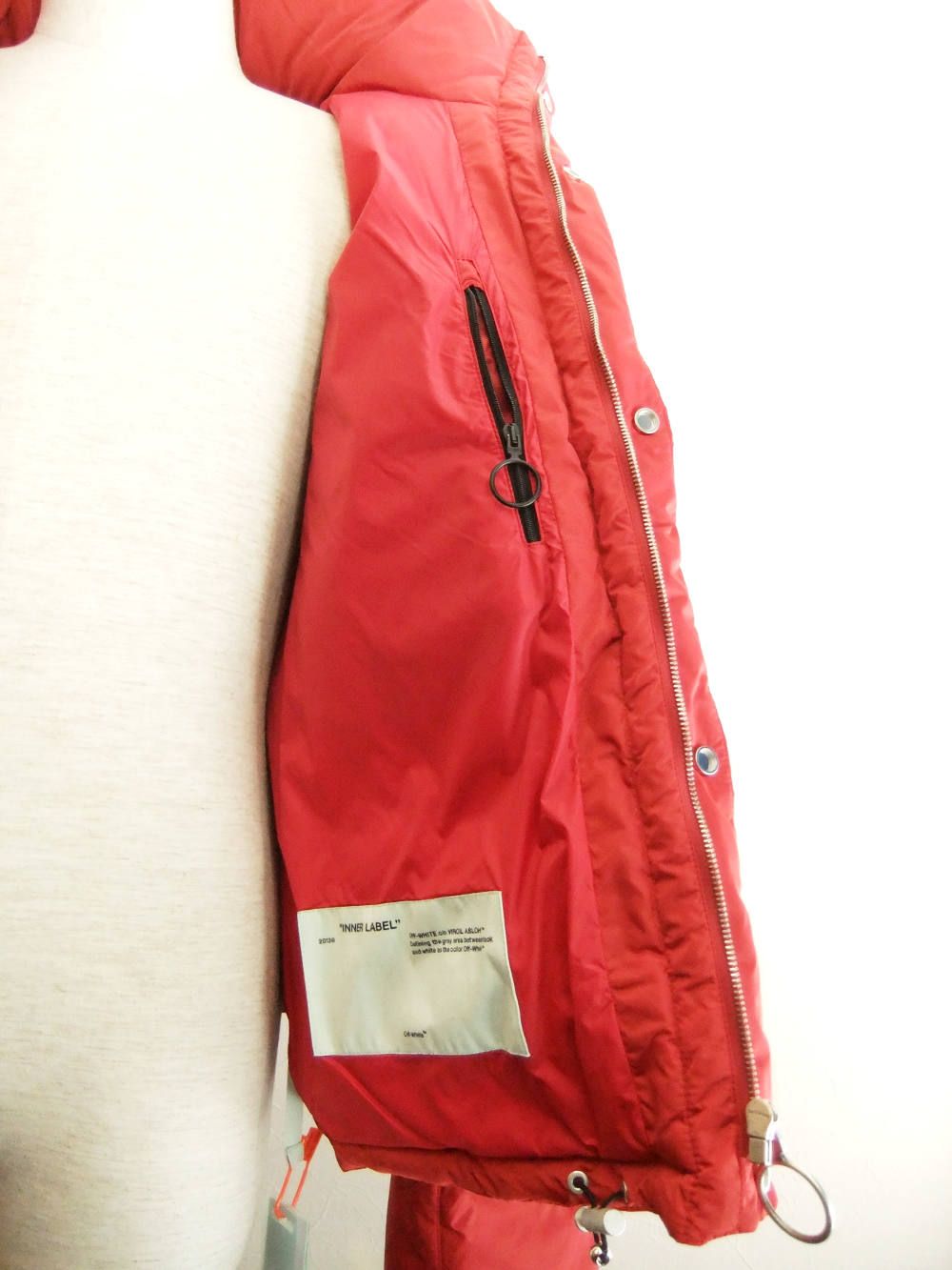 OFF WHITE RUBBER DOWN JACKET  ダウンジャケット