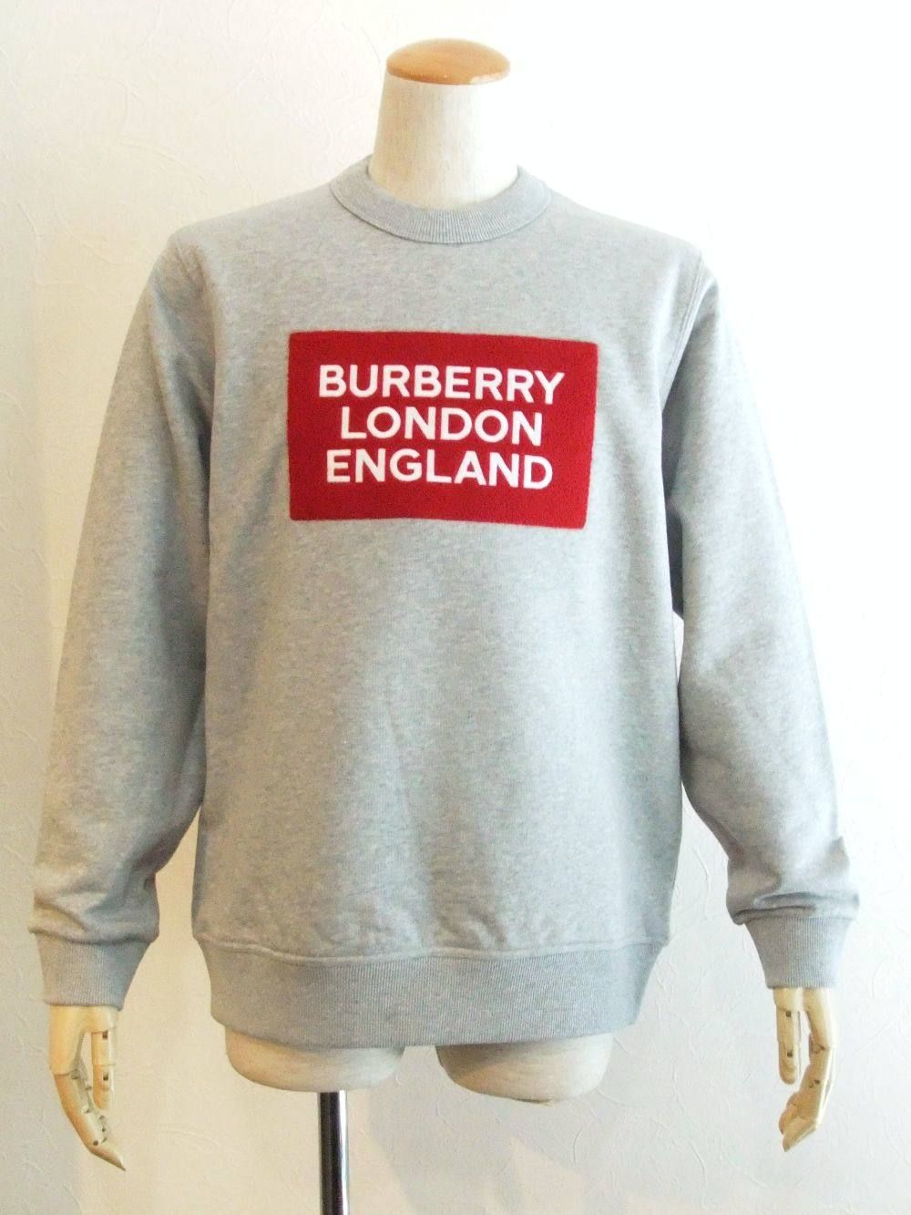 BURBERRY - ロゴアップリケ コットンスウェットシャツ | 4.444glad
