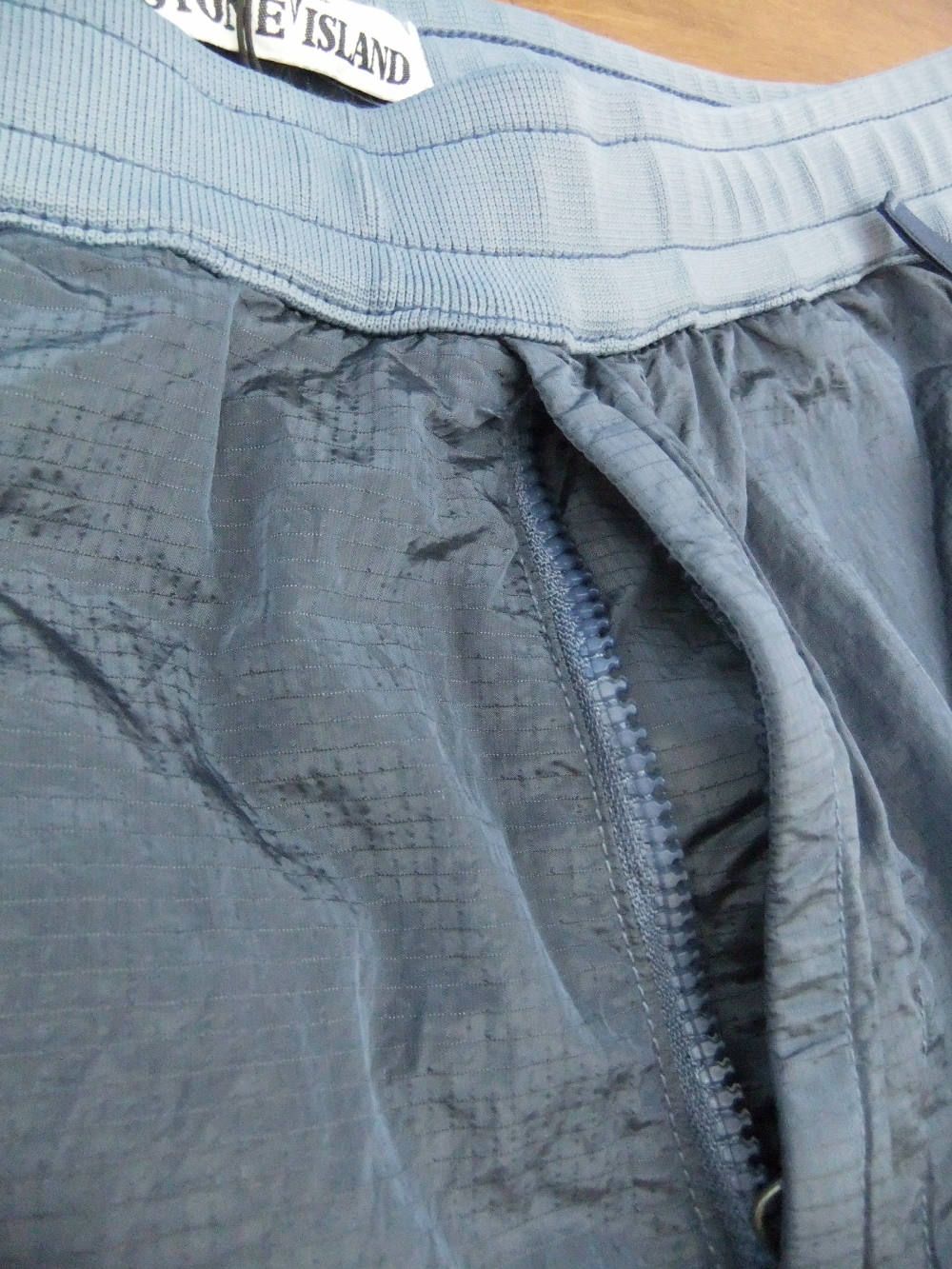 NYLON METAL RIPSTOP PANTS ナイロンメタルパンツ ( BLUE/GRAY )  711530536