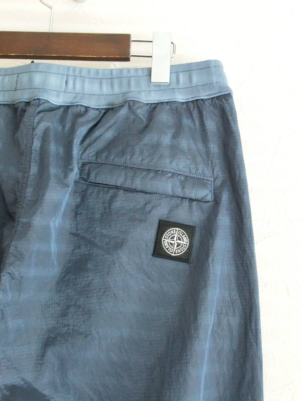 NYLON METAL RIPSTOP PANTS ナイロンメタルパンツ ( BLUE/GRAY )  711530536
