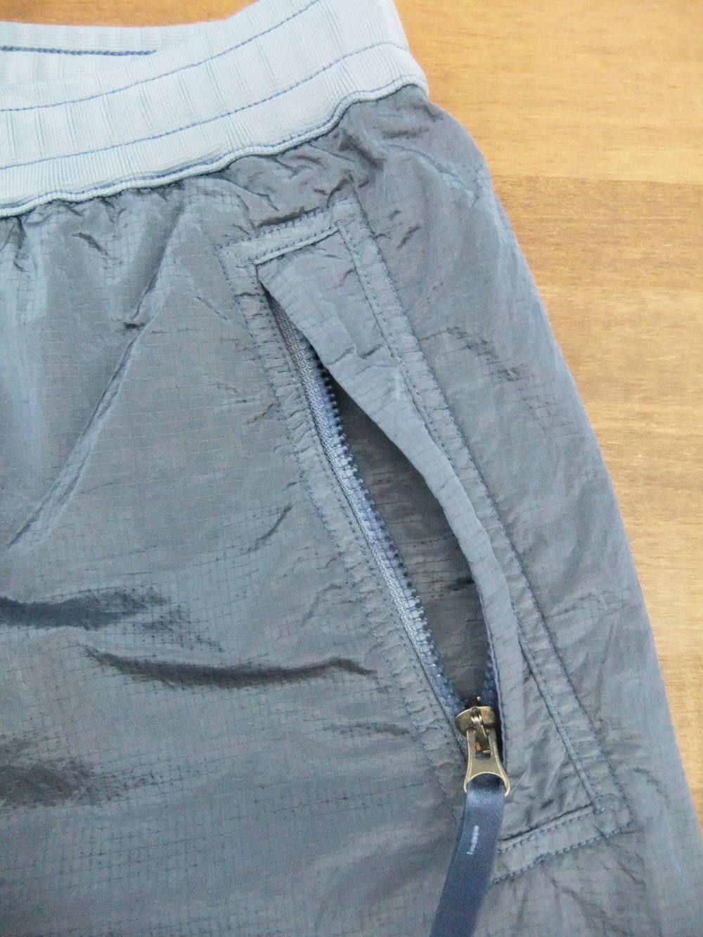 NYLON METAL RIPSTOP PANTS ナイロンメタルパンツ ( BLUE/GRAY )  711530536