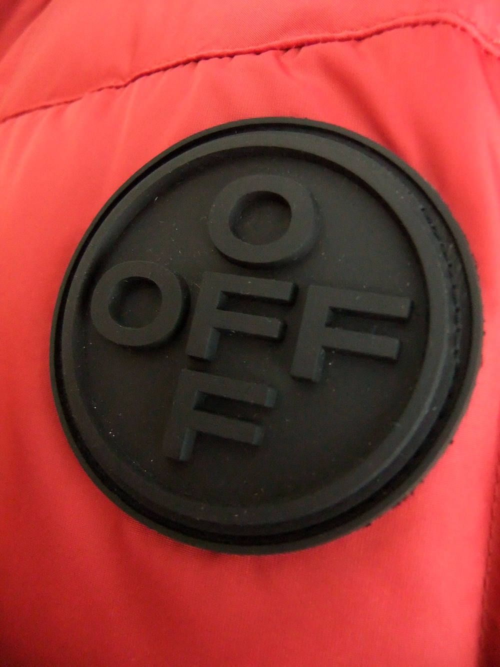 OFF WHITE RUBBER DOWN JACKET  ダウンジャケット