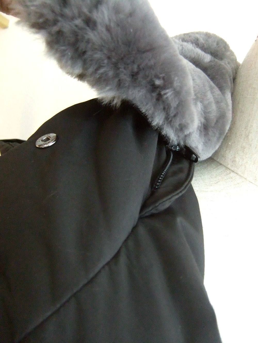 POLAR-TECH ファー付き ダウン ブルゾン