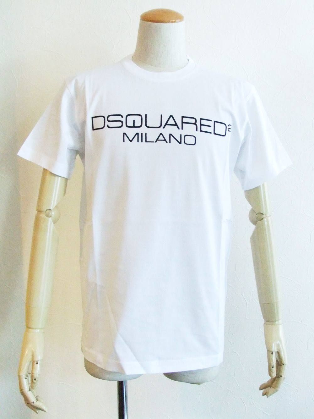 D2 ロゴプリント T-SHIRT (WHITE)    S74GD0644