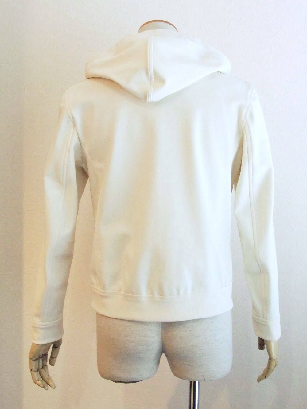 PETER  メンズ ラムスキン ナイロン 切り替え ジップアップパーカー  N SILK
