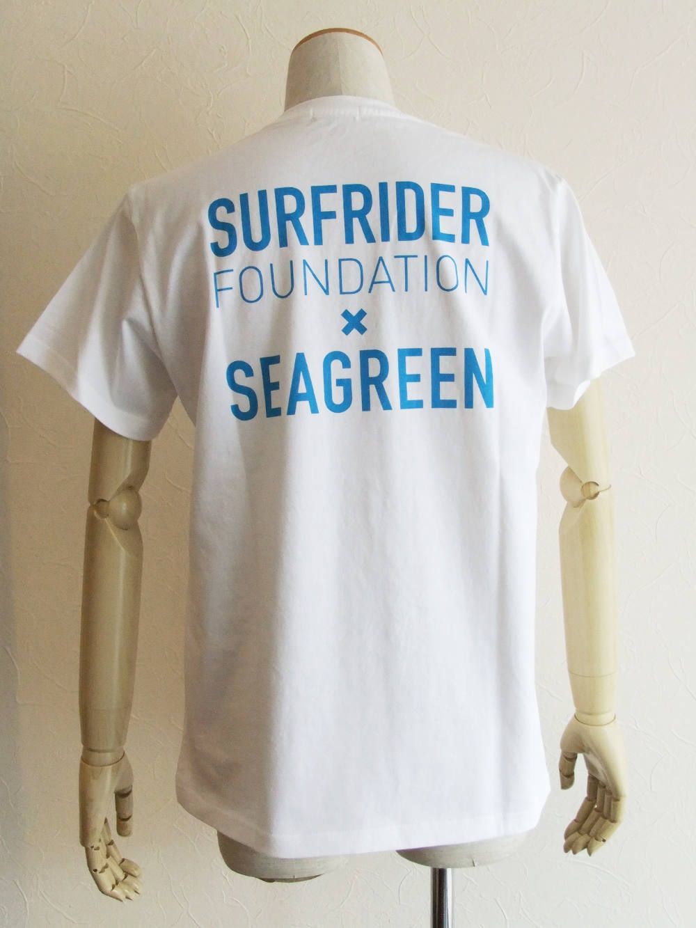 Seagreen × SURFRIDER コラボ T-シャツ ( ホワイト )  MSG20S8158