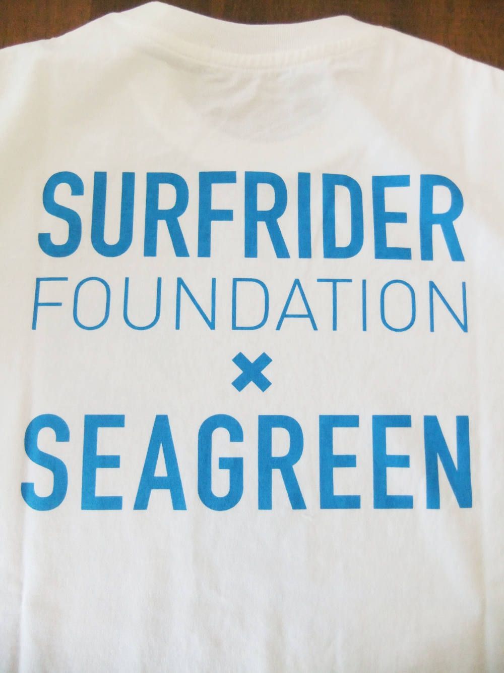 Seagreen × SURFRIDER コラボ T-シャツ ( ホワイト )  MSG20S8158