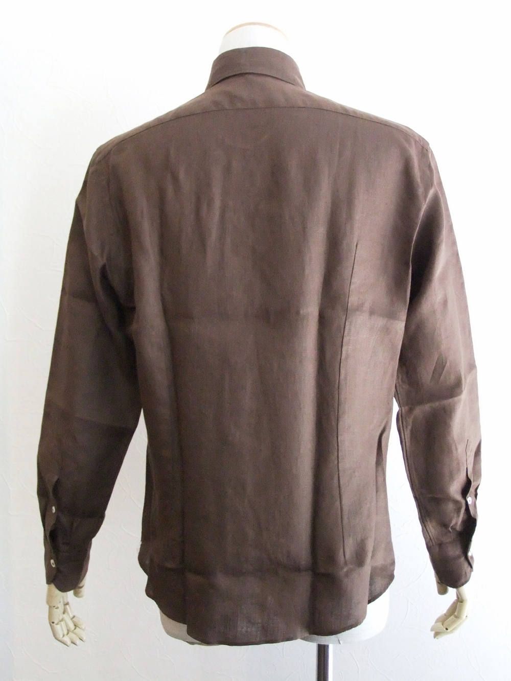 リネン シャツ ( BROWN )   845300V84