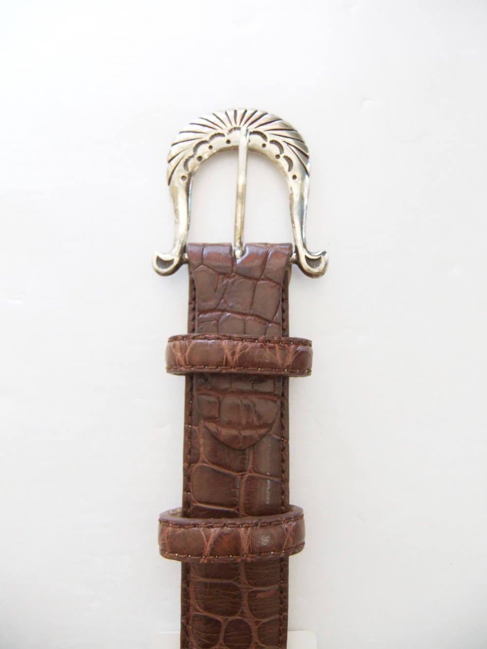 クロコダイル CROCODILE LEATHER BELT