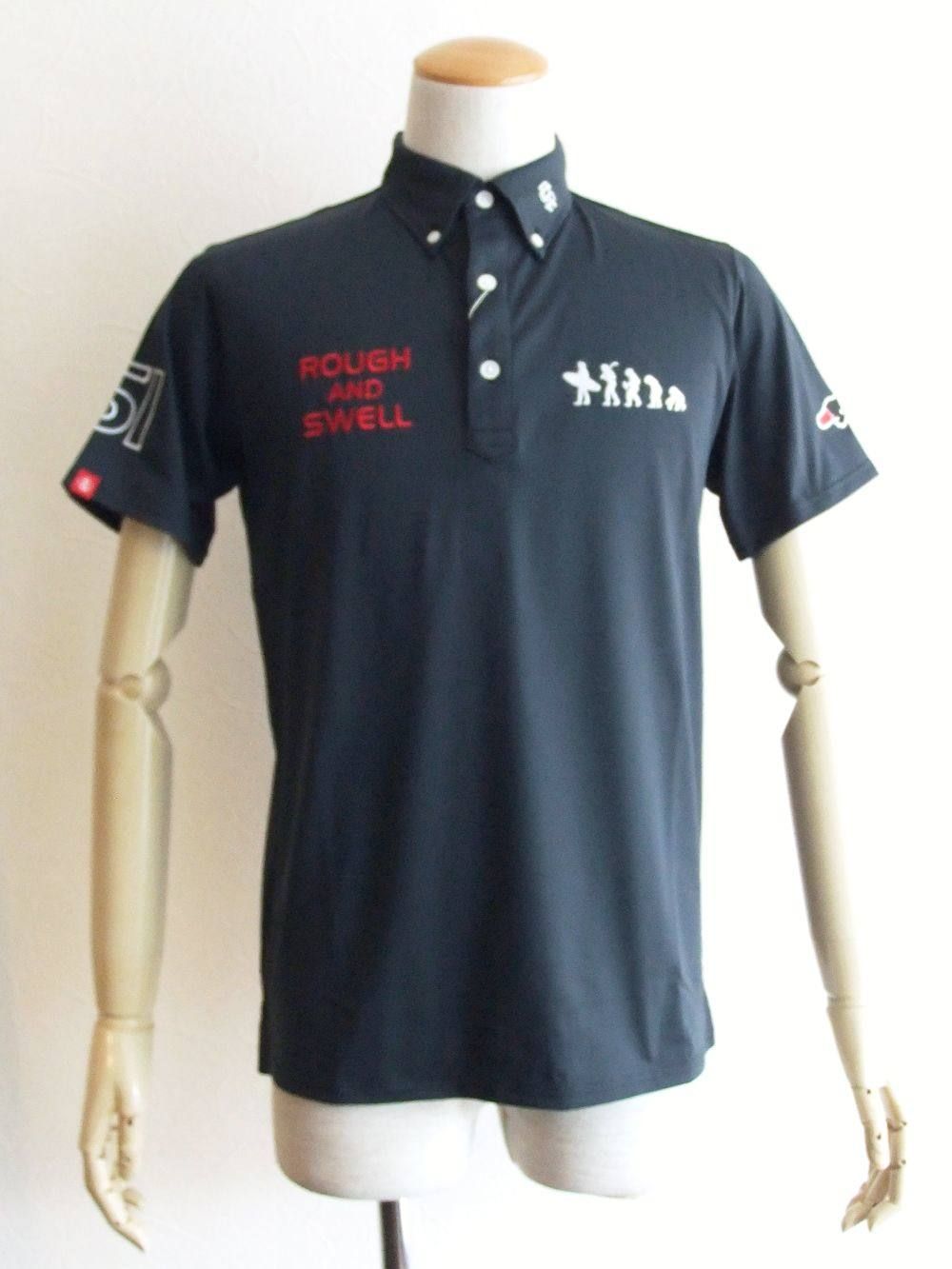 rough & swell - EVOLVE TOUR POLO ( BLUE ) 半袖ポロシャツ
