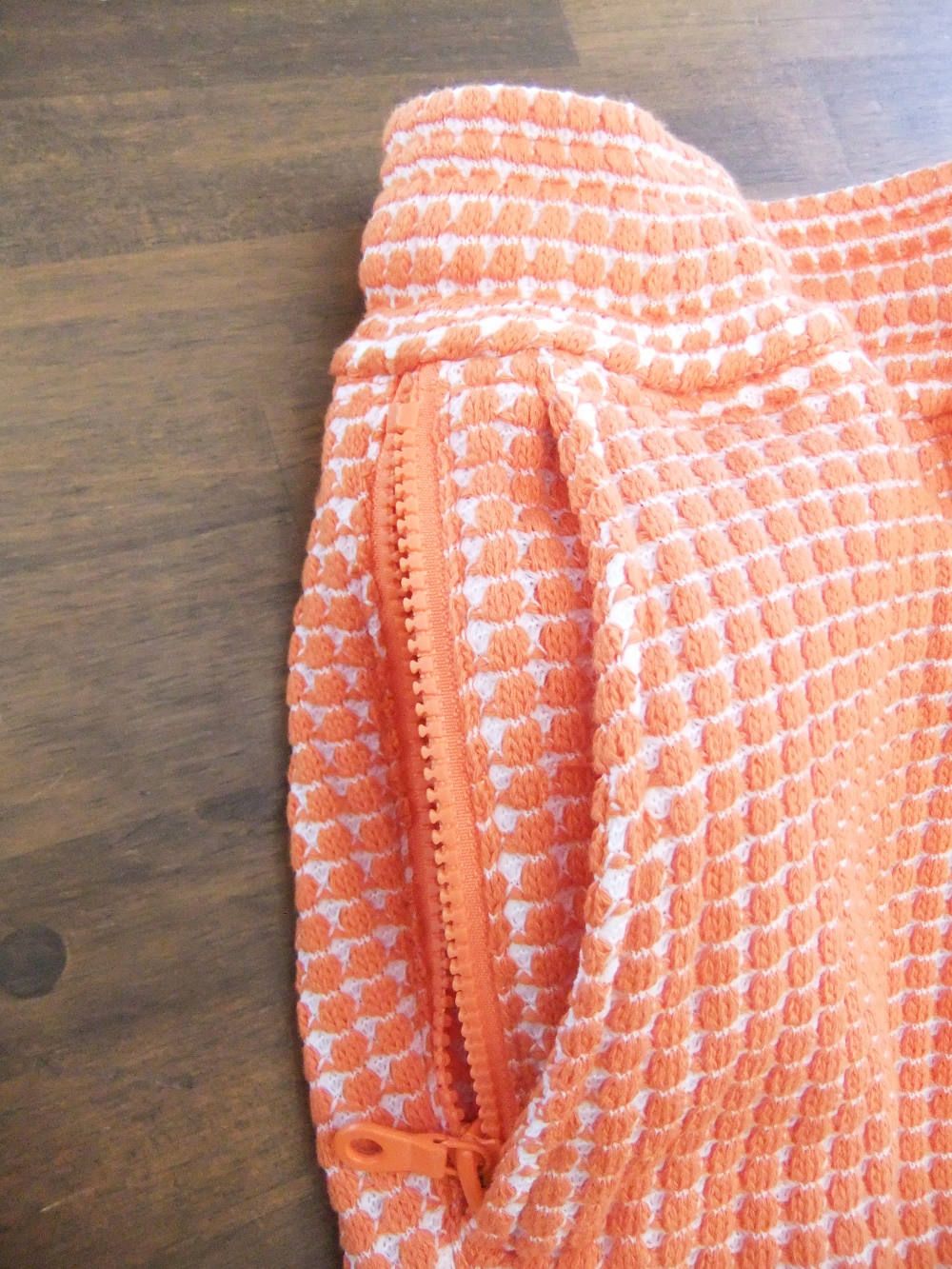 CAVIANA  コットンワッフル ショートパンツ  ( ORANGE )