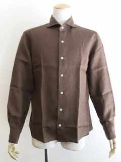 リネン シャツ ( BROWN )   845300V84