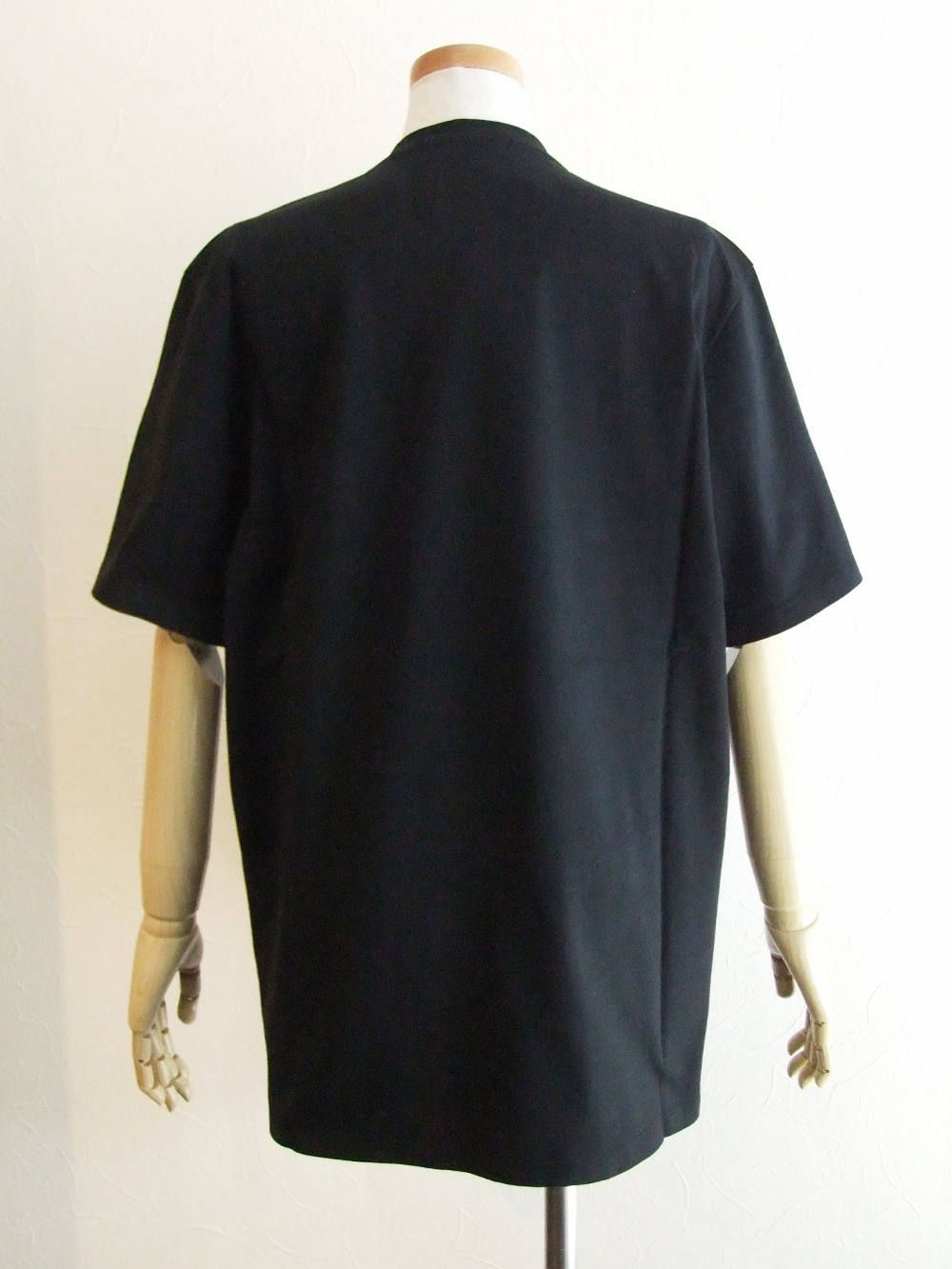 《LADIES》 ニューロゴ プリント コットン Tシャツ (ブラック)  2841MDM92