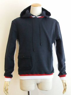 ARVID  ラインリブ入りパーカー
