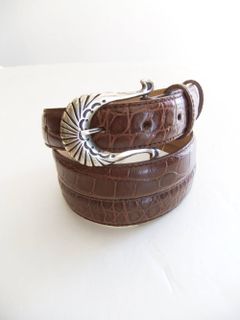 クロコダイル CROCODILE LEATHER BELT
