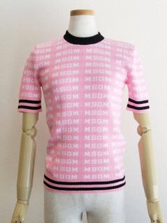《LADIES》 半袖 ロゴニット  2841MDM113
