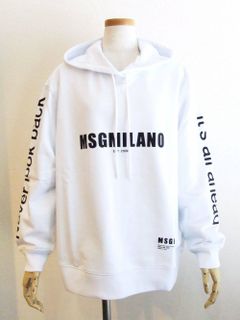 《LADIES》 ロゴ スウェットフーディー   (ホワイト) MDM234-207299
