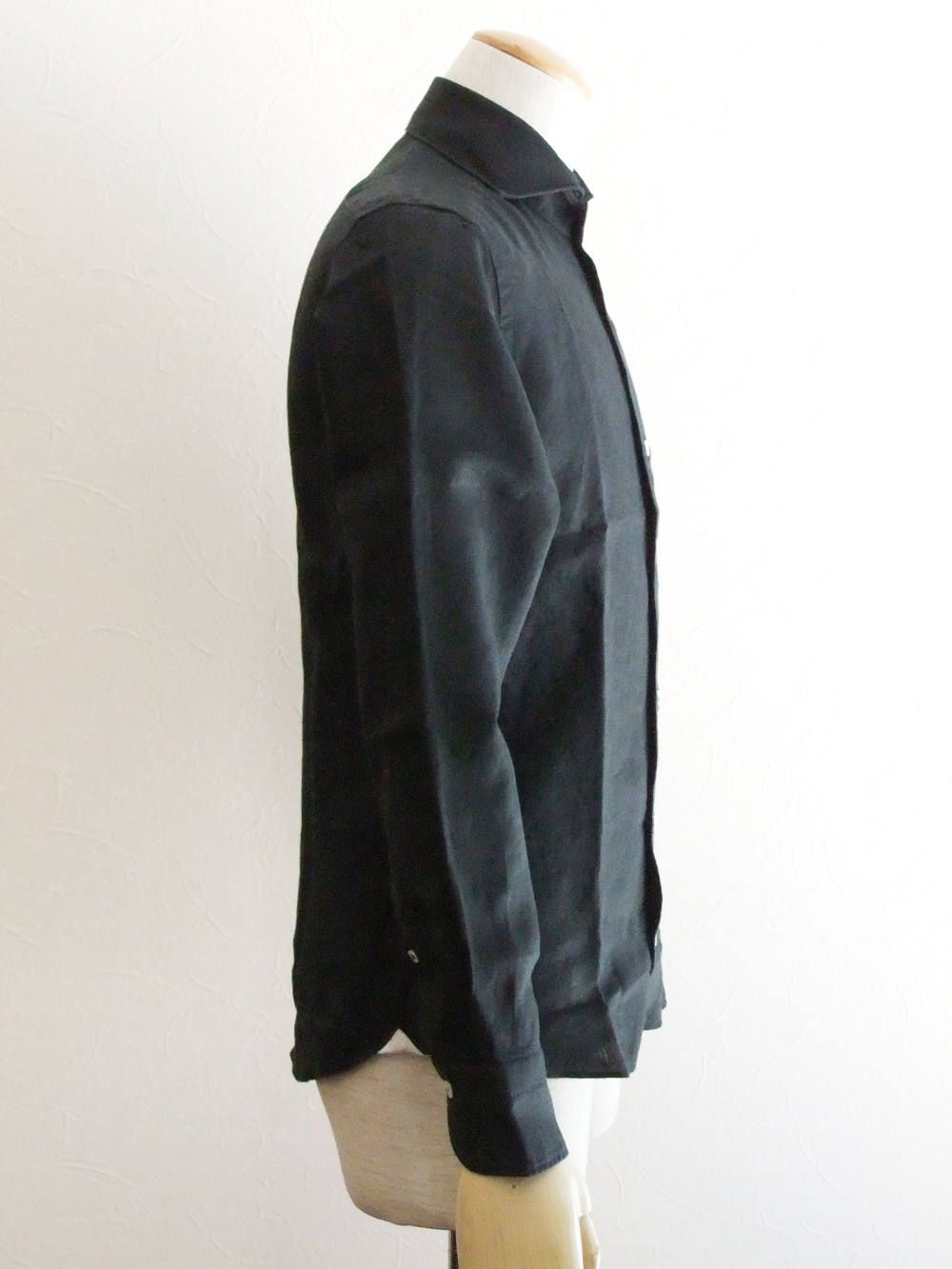 リネン シャツ ( BLACK )   845300V84