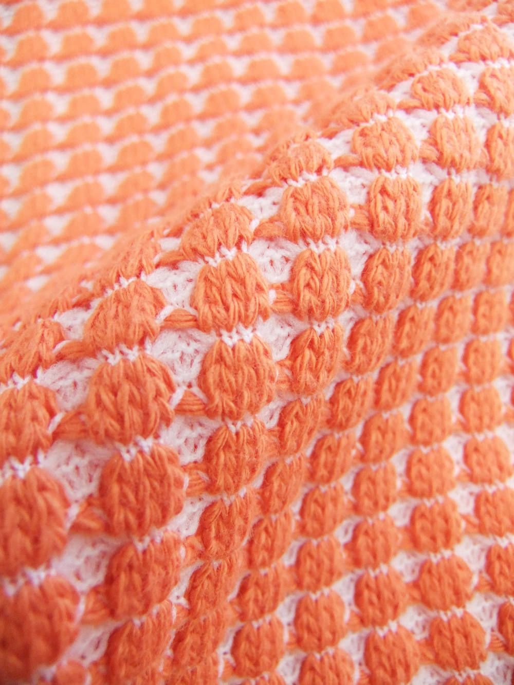 CAVIANA  コットンワッフル ショートパンツ  ( ORANGE )