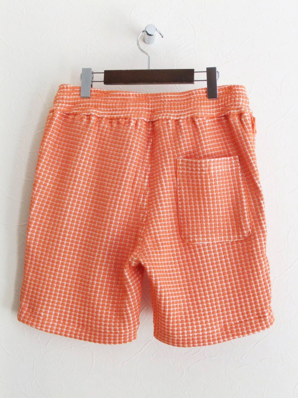 CAVIANA  コットンワッフル ショートパンツ  ( ORANGE )
