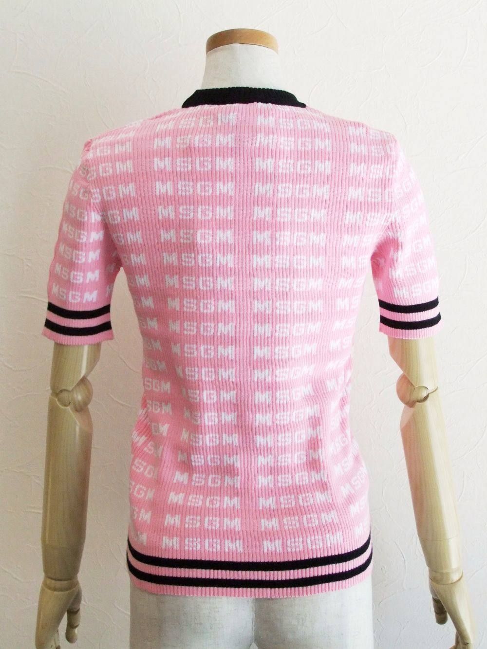 《LADIES》 半袖 ロゴニット  2841MDM113