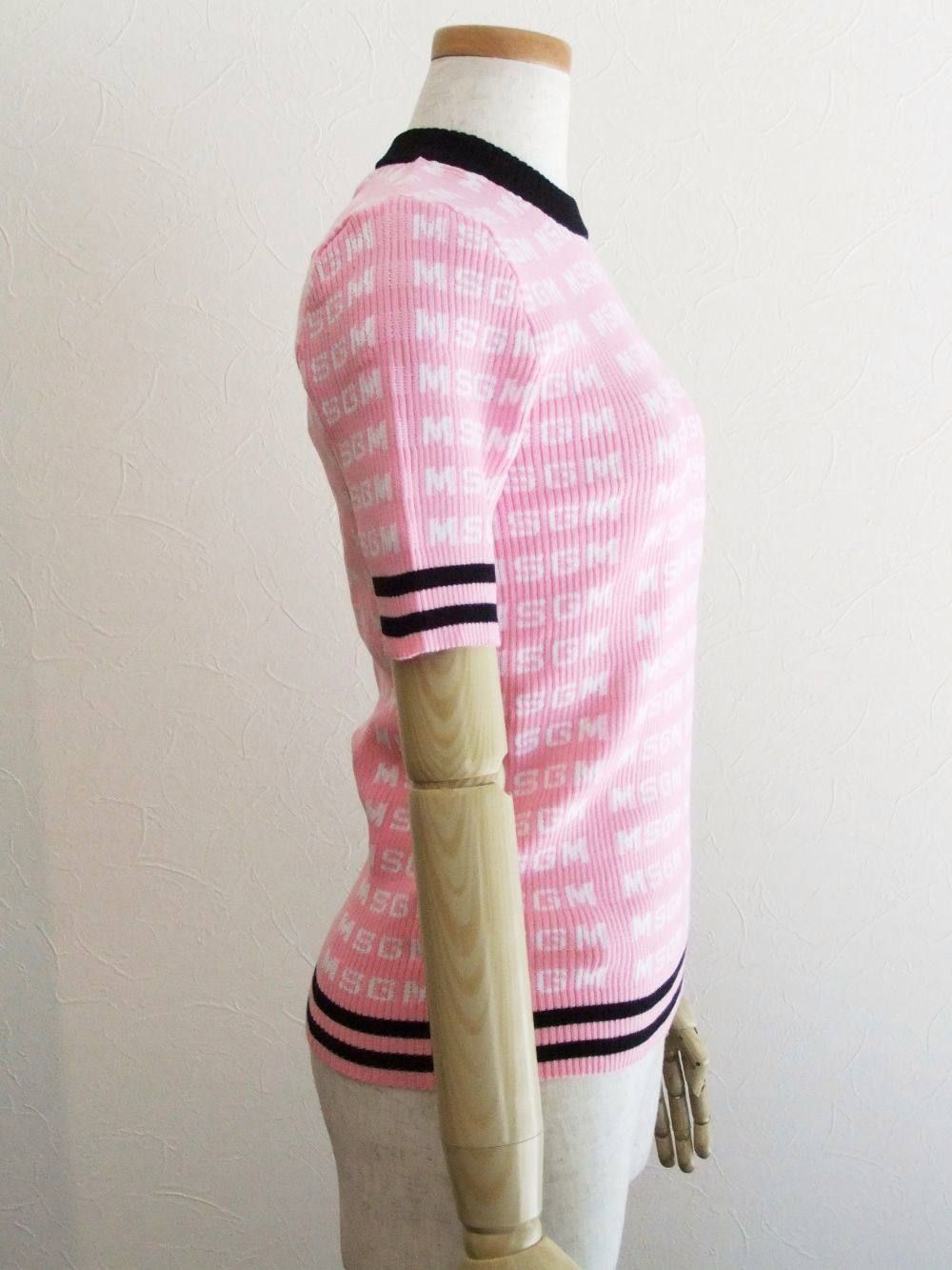 《LADIES》 半袖 ロゴニット  2841MDM113