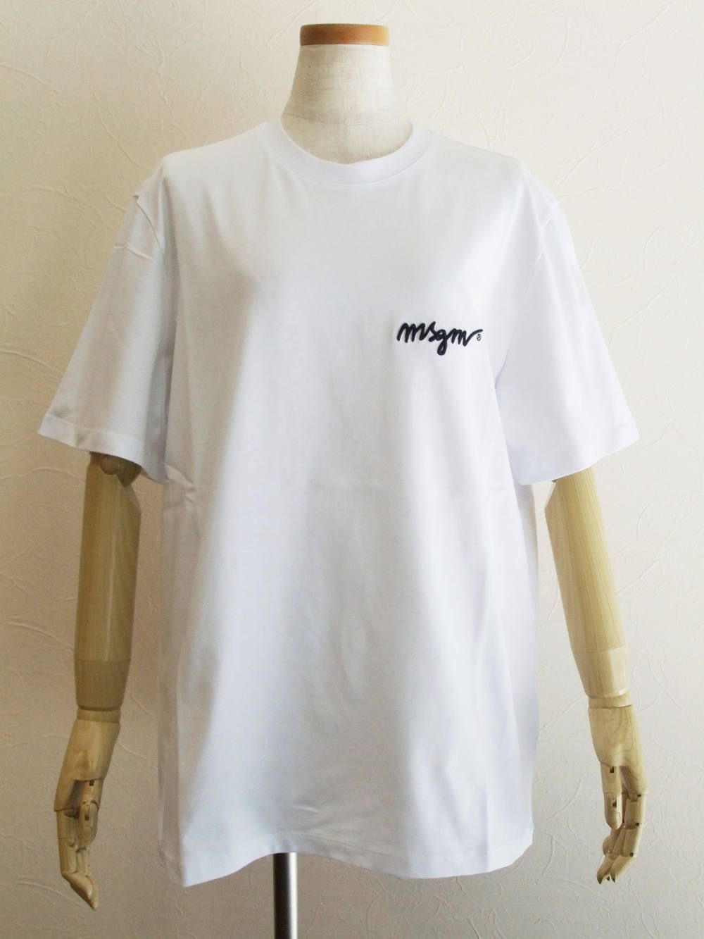 《LADIES》 ロゴ 胸刺繍 T-SHIRT  2841MDM232