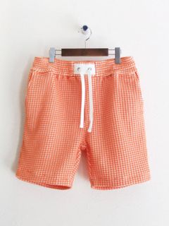 CAVIANA  コットンワッフル ショートパンツ  ( ORANGE )