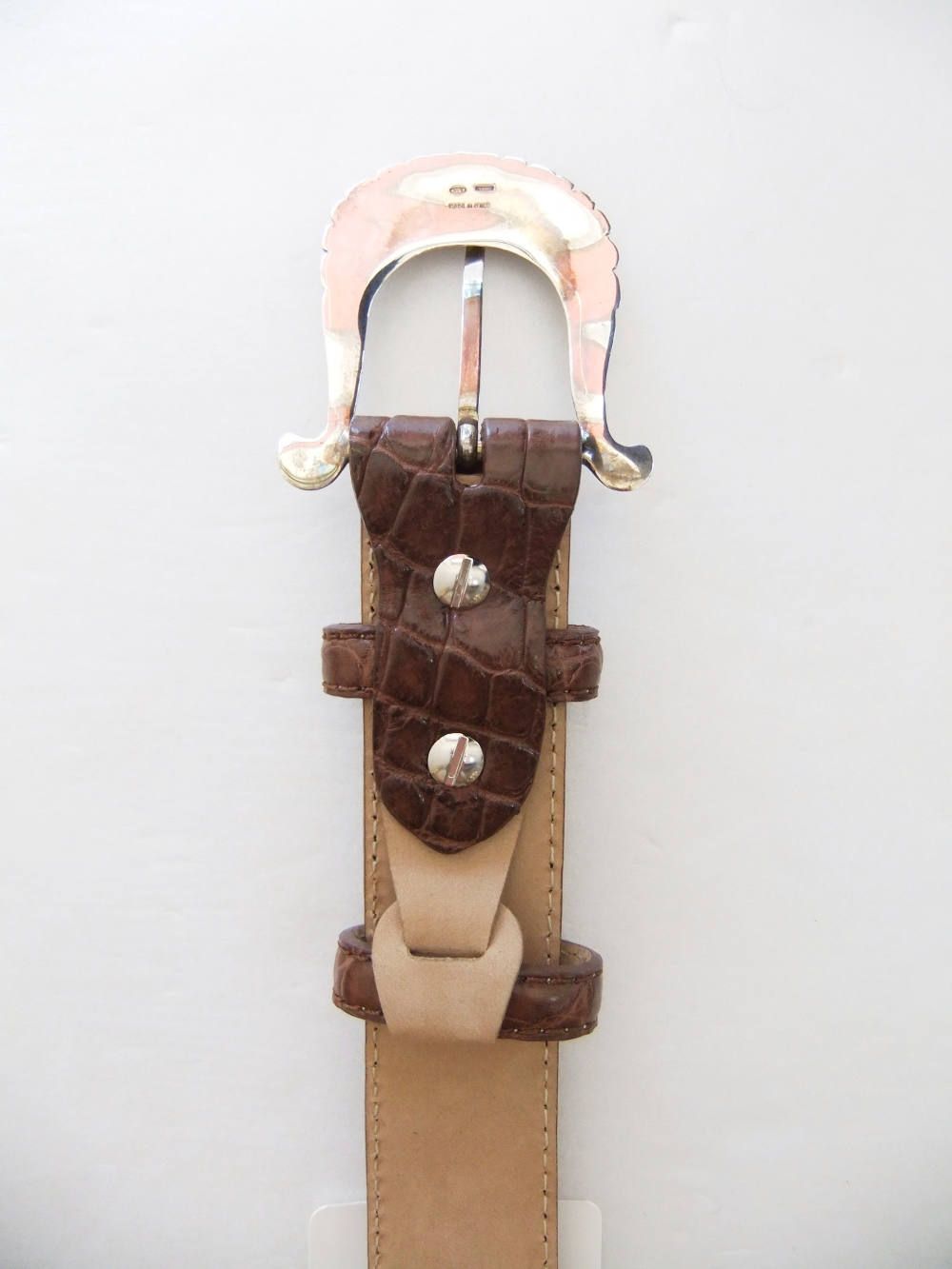 クロコダイル CROCODILE LEATHER BELT